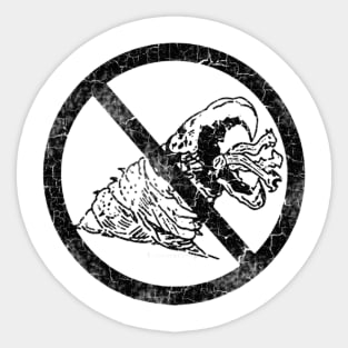 No Graboids Tremors Sticker